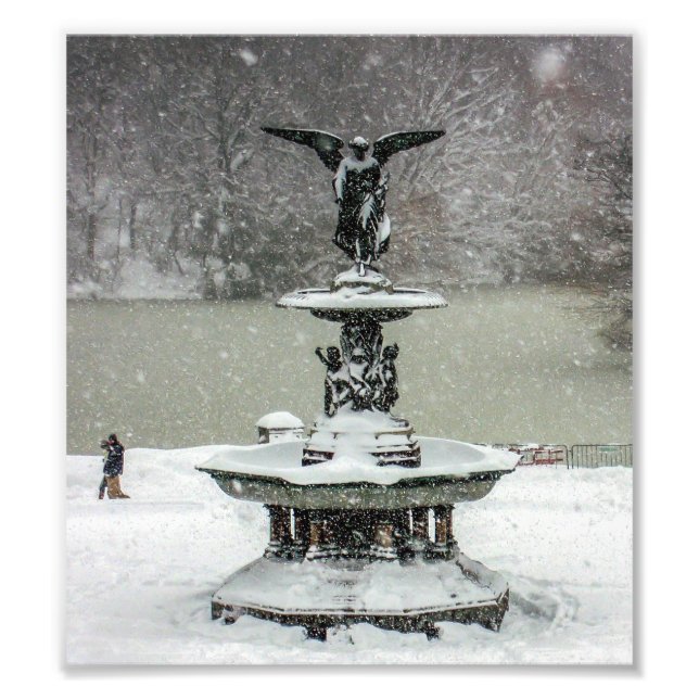 Foto Bethesda Fountain e anjo (Frente)