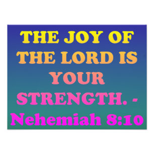 Foto Bíblia verso de Nehemiah às 8:10.