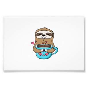 Foto Bicho-preguiça Chibi Amante de Café � Bicho-pregui