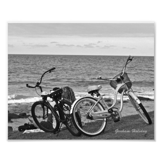 Foto Bicicletas junto ao Mar (Frente)