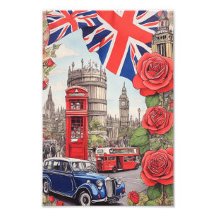 Foto Big Ben e o Rosa da Inglaterra 2