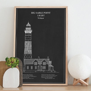 Foto Big Sable Point Lighthouse - Michigan – PD