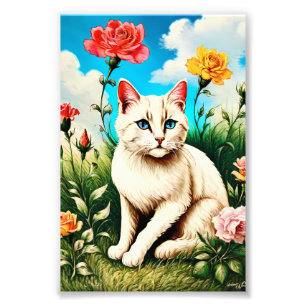 Foto Bigodes e Flores Silvestres: Uma Fantasia Floral F