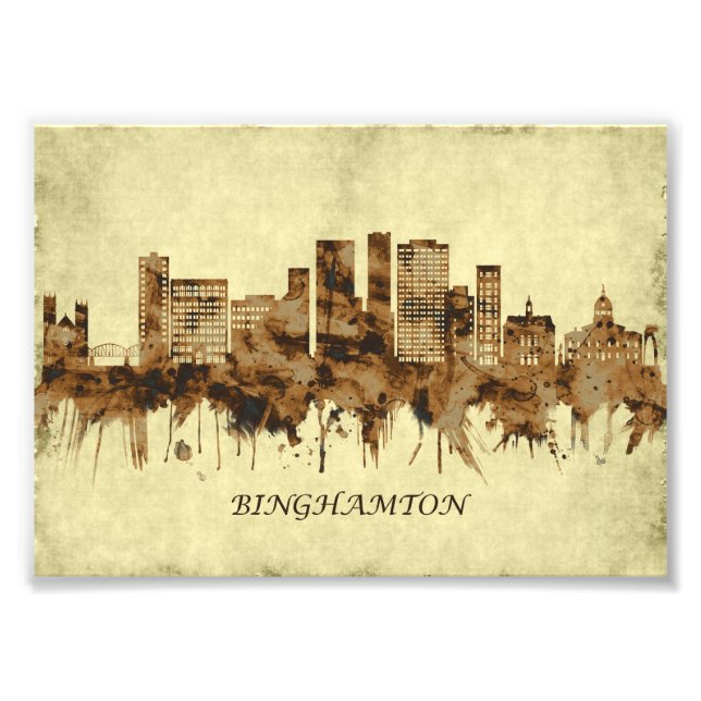 Foto Binghamton New York Cityscape (Frente)