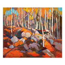 Birch Grove, outono | Tom Thomson |