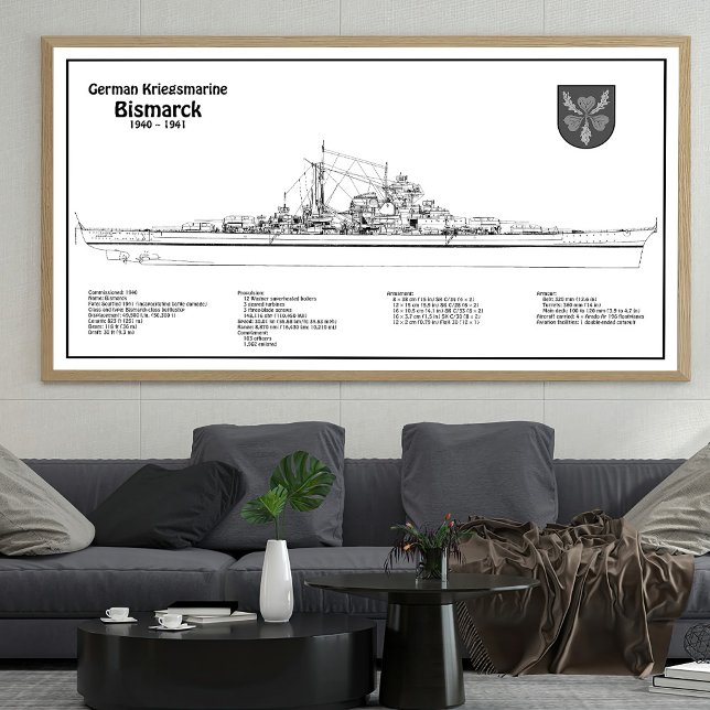 Foto Bismarck - Planos Blueprint do Batehip - BD (Criador carregado)