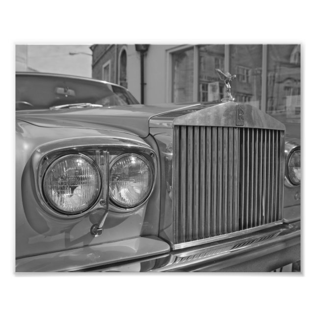 Foto Black and White Rolls Royce (Frente)