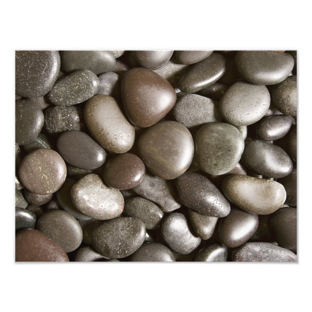 Foto Black River Rock Nature Zen Pebble (Frente)