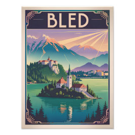 Foto Bled Eslovênia vintage