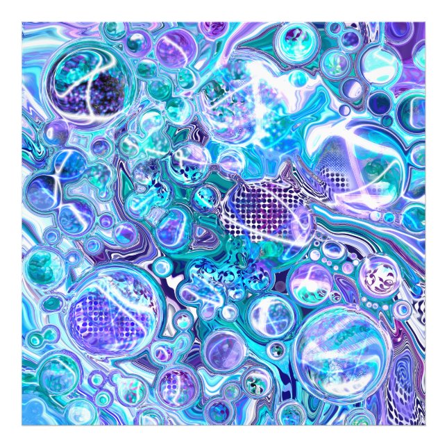 Foto Blue Rhapsody | Abstrato Art (Frente)