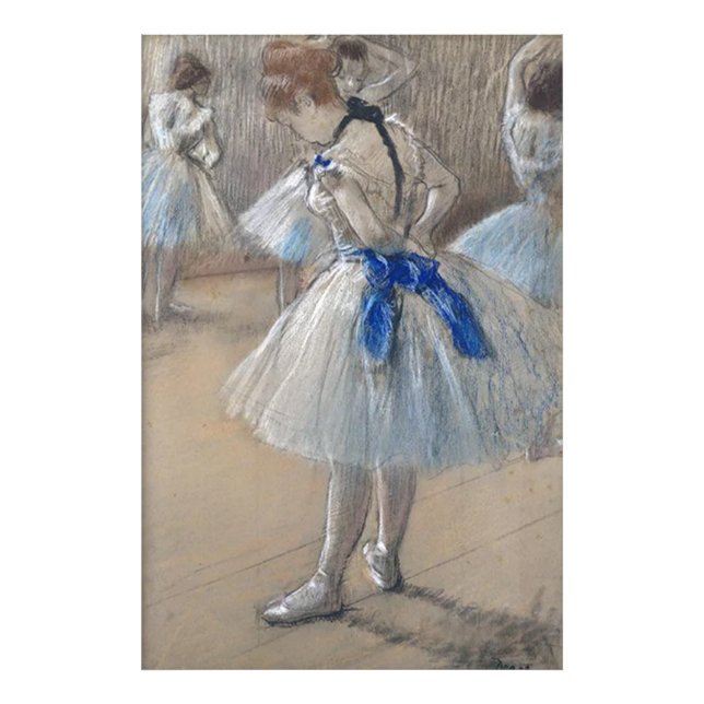Foto Blue Ribbon Dancer Edgar Degas (Frente)