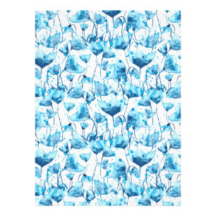 Foto Blue Watercolor Daisies