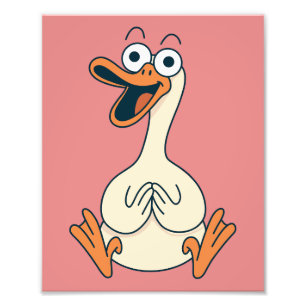 Foto Bobo Goose, Quirky, Engraçado Cartoon Goose