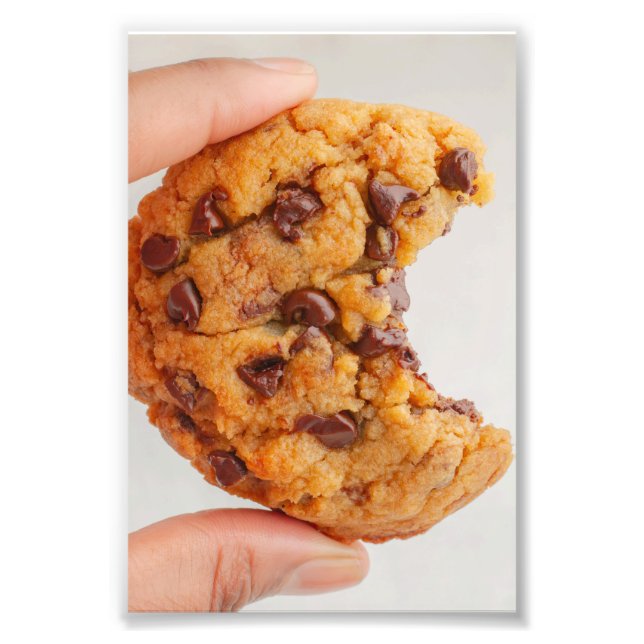 Foto Bocado de Biscoito de Chocolate com Manteiga de Am (Frente)