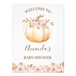 Foto Boho Little Pumpkin Chá de fraldas Sinal de Boho
