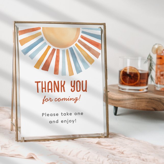 Foto Boho Sunshine Sinal de Favor do Chá de fraldas Neu (Criador carregado)