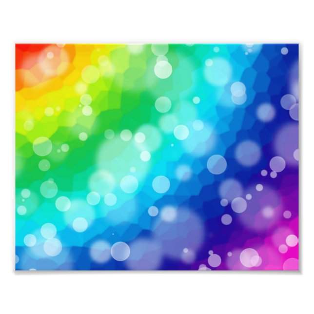 Foto Bokeh Rainbow Pattern (Frente)