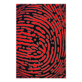 Foto Bolha de Impressão Digital