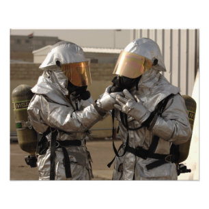 Foto Bombeiro iraquiano