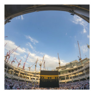 Foto Bonita Mesquita Mecca, dote islâmico de caaba