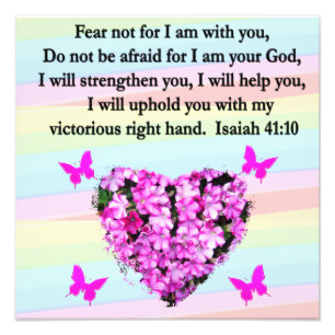 FOTO BONITO PINK FLORAL ISAIAH 41:10 DESIGN