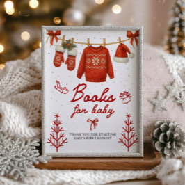 Foto Books for Baby Winter Santa Sign