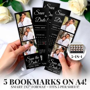 Foto Booth 2x7" Salvar a Fita de Casamento