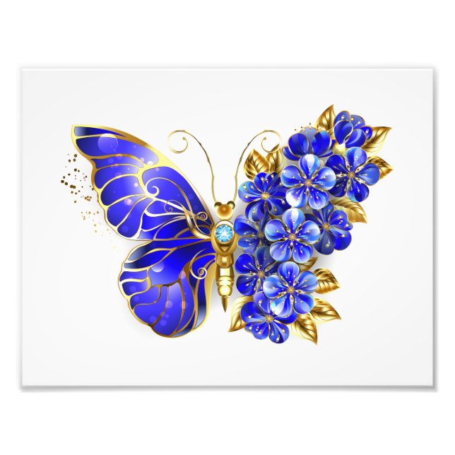 Foto Borboleta Flor Sapphire (Frente)