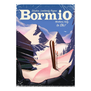Foto Bormio, Sondrio, região de Lombardy, cartaz do