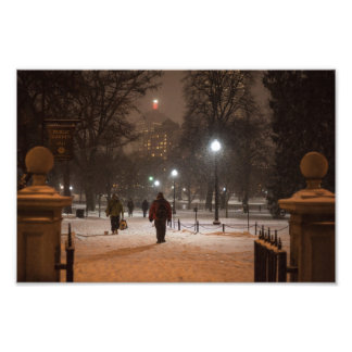 Foto Boston Public Garden Snow Storm MÃES Massachusetts