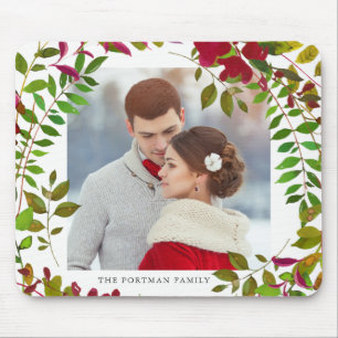 Foto Botânica Holiday e Nome Mousepad