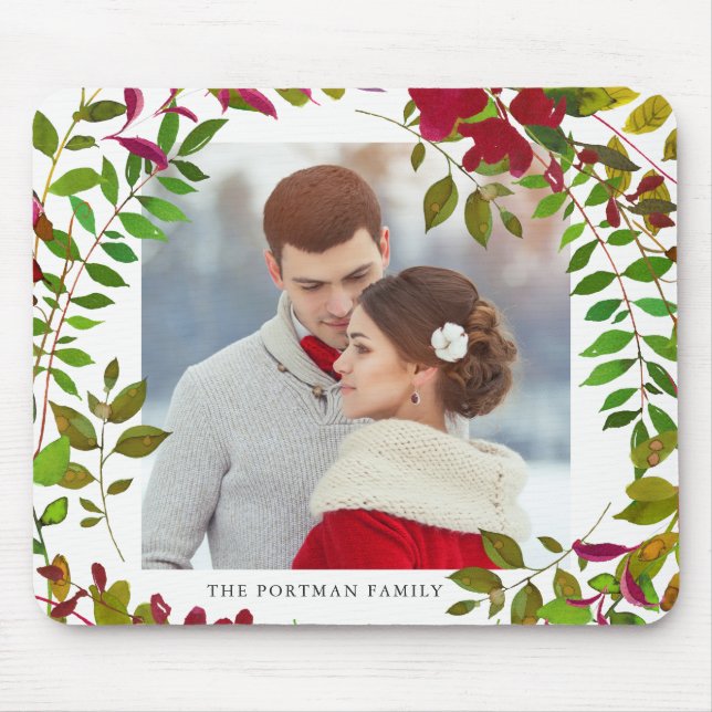 Foto Botânica Holiday e Nome Mousepad (Frente)
