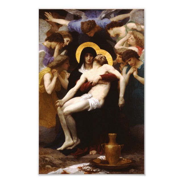 Foto Bouguereau Pieta Impressão (Frente)