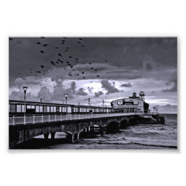 Foto Bournemouth Pier E Beach Dorset England