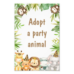 Foto Boys Safari Animais Adotam Sinal De Festa