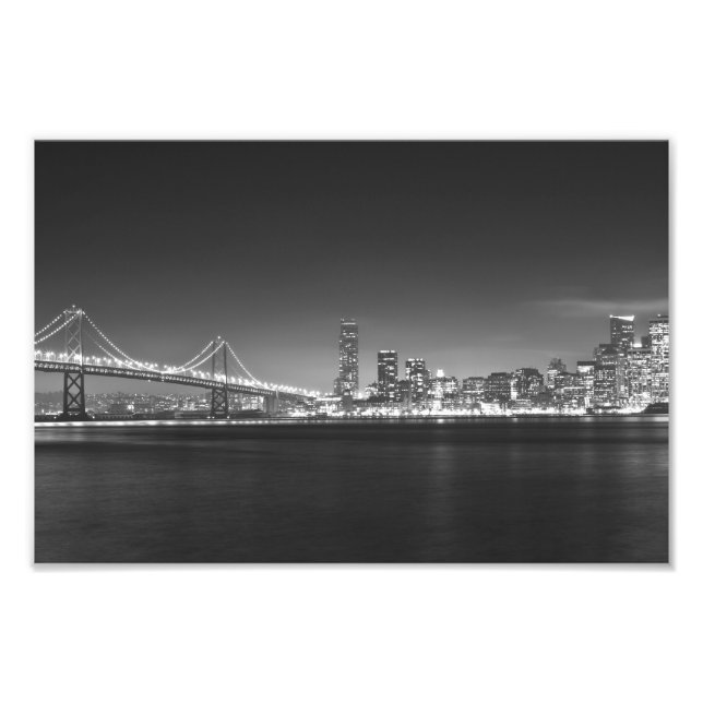 Foto Branca Negra Noturna de São Francisco (Frente)