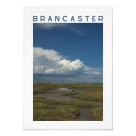 Foto Brancaster Norfolk Pântano Salgado e Barcos à Vela