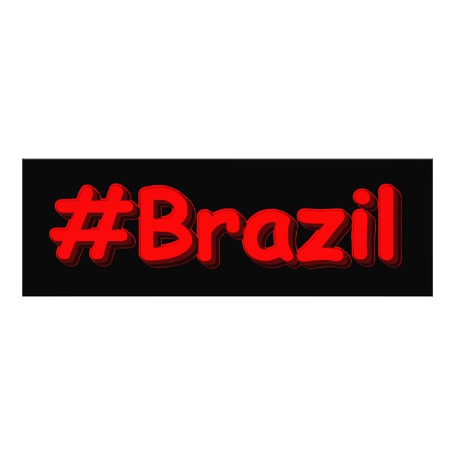 Foto "#Brasil" Design. Comprar Agora (Frente)