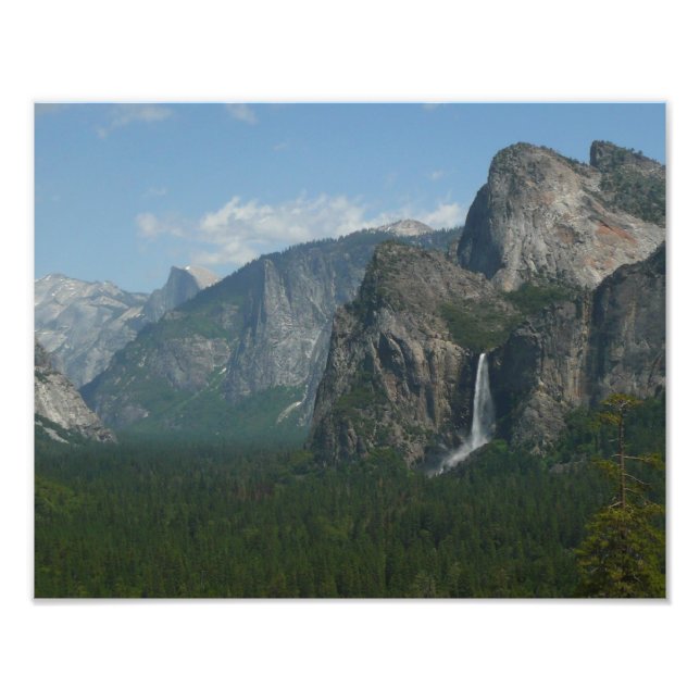 Foto Bridalveil Falls and Half Dome em Yosemite (Frente)