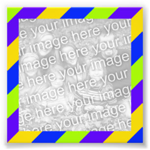 Foto brilhante do quadro das listras