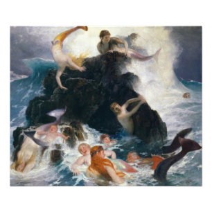 Foto Brincadeira dos Nereides, 1886, por Arnold Bocklin