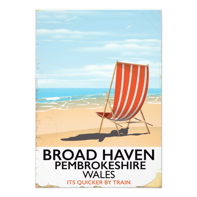 Foto Broad Haven, Pembrokeshire, litoral do País de Gal (Frente)