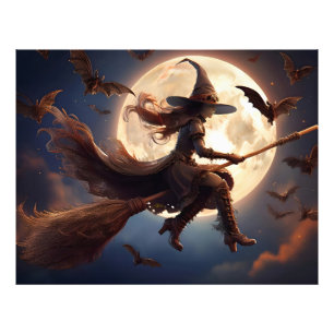 Foto Bruxa Steampunk do Voo ao Luar de Halloween