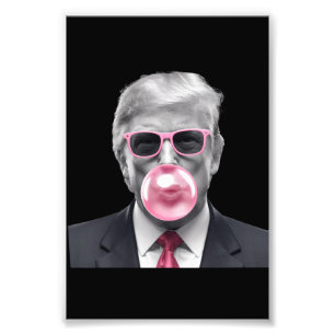 Foto Bubble Gum Trump Donald Trump 2024 Votação em Trum