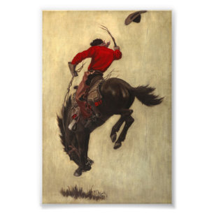 Foto Bucking Bronco por Newell Convers Wyeth