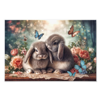Foto Bunny Love Impressão