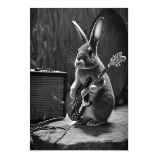 Foto Bunny tocando violão (Frente)