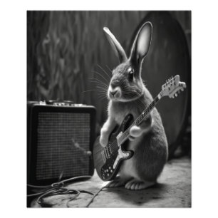 Foto Bunny tocando violão