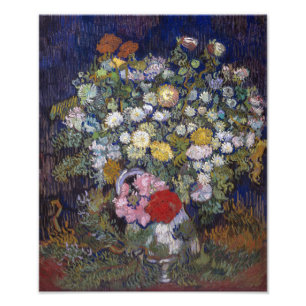 Foto Buquê de Flores em um Vaso   Van Gogh  
