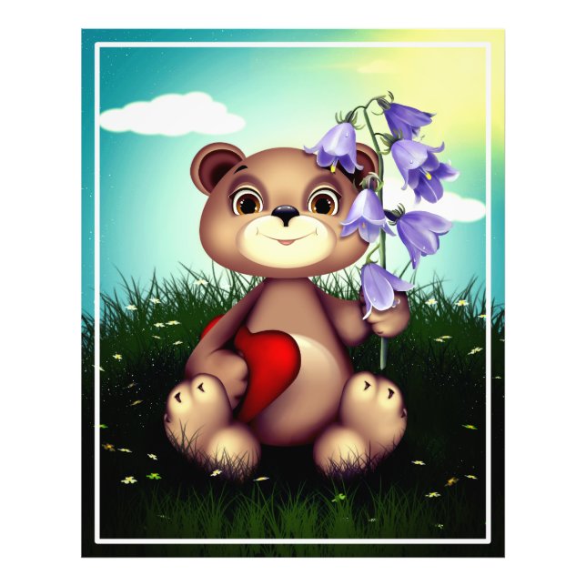 Foto Buquê de retenção do urso Flor-39920 (Frente)